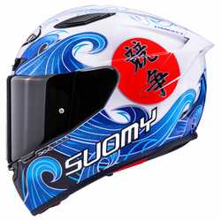 SUOMY TRACK-1 KASK WAVES BEYAZ - Thumbnail