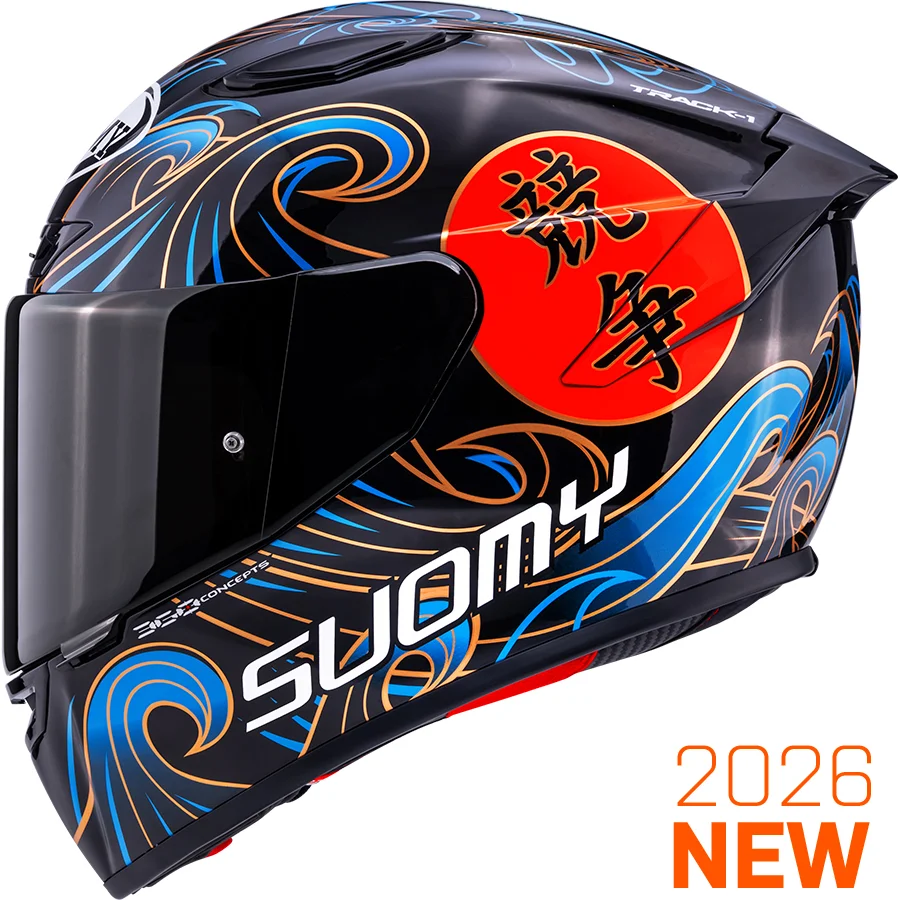 SUOMY - SUOMY TRACK-1 KASK WAVES SİYAH