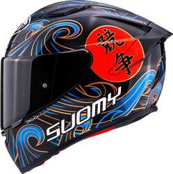 SUOMY TRACK-1 KASK WAVES SİYAH - Thumbnail