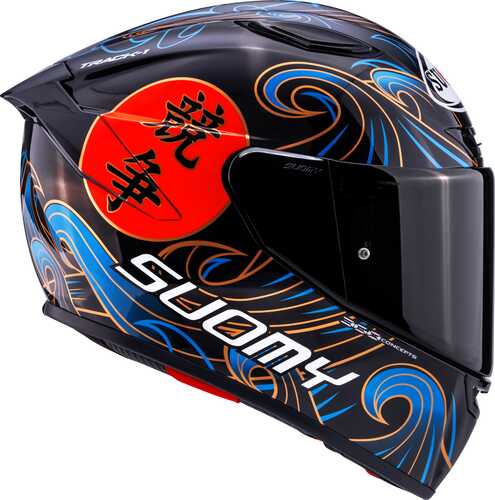 SUOMY TRACK-1 KASK WAVES SİYAH
