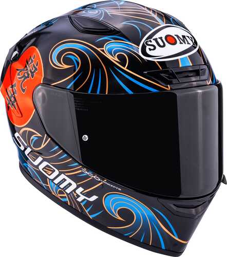 SUOMY TRACK-1 KASK WAVES SİYAH
