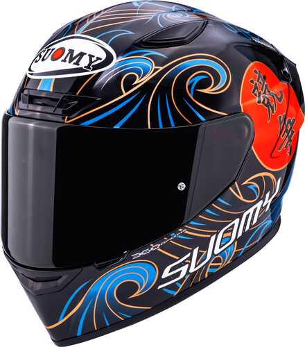 SUOMY TRACK-1 KASK WAVES SİYAH