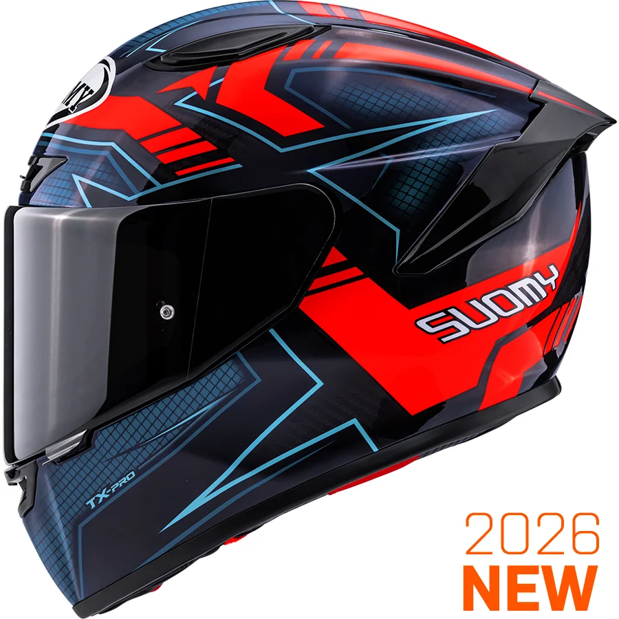 SUOMY - SUOMY TX-PRO KASK FLAWLESS KIRMIZI