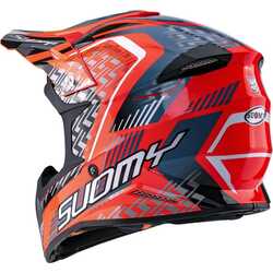 SUOMY X-WING MOTLEY KASK KIRMIZI SİYAH - Thumbnail