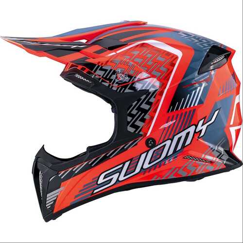 SUOMY X-WING MOTLEY KASK KIRMIZI SİYAH