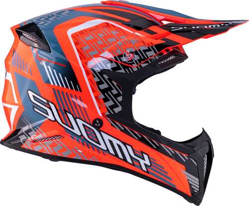 SUOMY X-WING MOTLEY KASK KIRMIZI SİYAH