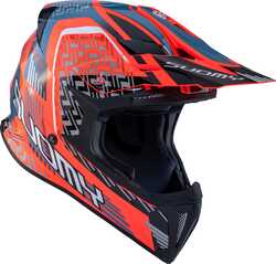 SUOMY X-WING MOTLEY KASK KIRMIZI SİYAH - Thumbnail