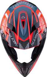 SUOMY - SUOMY X-WING MOTLEY KASK KIRMIZI SİYAH (1)