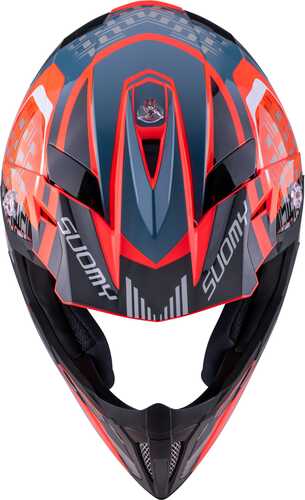 SUOMY X-WING MOTLEY KASK KIRMIZI SİYAH