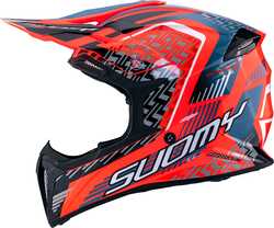 SUOMY X-WING MOTLEY KASK KIRMIZI SİYAH - Thumbnail