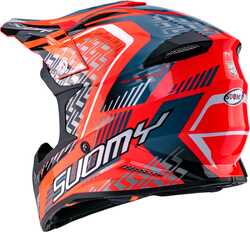 SUOMY X-WING MOTLEY KASK KIRMIZI SİYAH - Thumbnail
