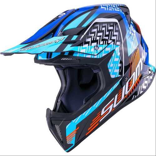 SUOMY X-WING MOTLEY KASK MAVİ SİYAH