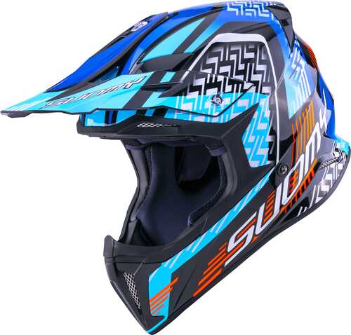SUOMY X-WING MOTLEY KASK MAVİ SİYAH