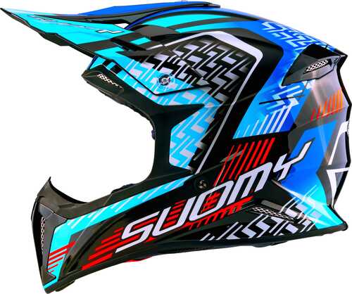 SUOMY X-WING MOTLEY KASK MAVİ SİYAH