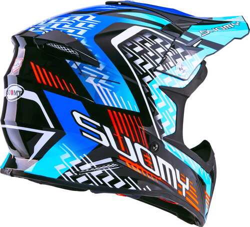 SUOMY X-WING MOTLEY KASK MAVİ SİYAH