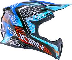 SUOMY X-WING MOTLEY KASK MAVİ SİYAH - Thumbnail