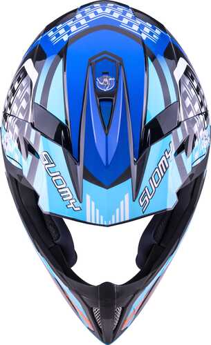 SUOMY X-WING MOTLEY KASK MAVİ SİYAH
