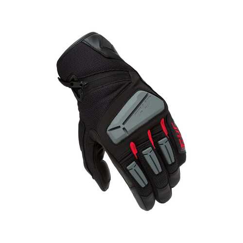 T.UR G-FOUR ELDİVEN SİYAH KIRMIZI