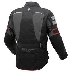 T.UR - T.UR HIMALAYA YAZLIK TOURING CEKET SİYAH GRİ (1)