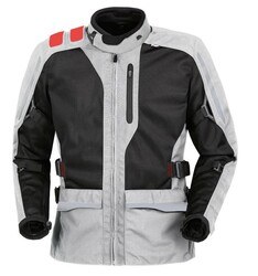 T.UR - T.UR J-FOUR TOURING CEKET GRİ-KIRMIZI