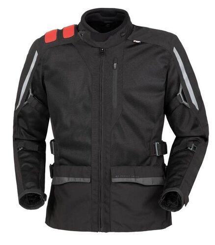 T.UR J-FOUR TOURING CEKET SİYAH-KIRMIZI