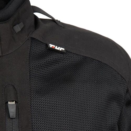 T.UR J-FOUR TOURING CEKET SİYAH-KIRMIZI