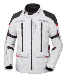 T.UR - T.UR J-TWO TOURING CEKET GRİ-KIRMIZI