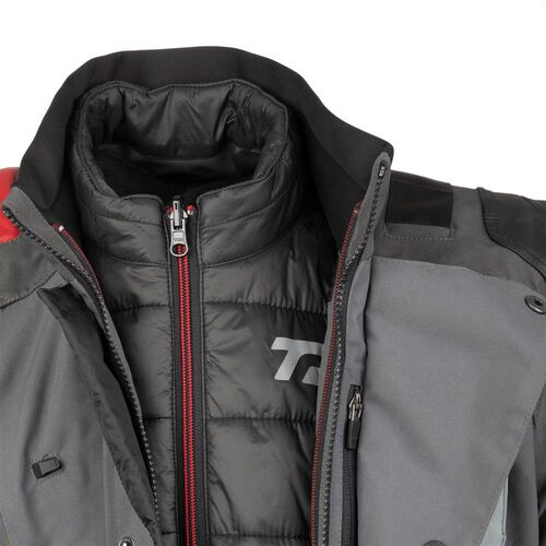 T.UR J-ZERO LAMİNE TOURING CEKET GRİ