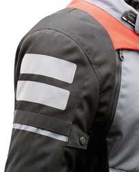 T.UR NEVADA HYDROSCUD® AA TOURING CEKET KOYU GRİ KIRMIZI - Thumbnail