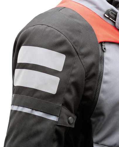 T.UR NEVADA HYDROSCUD® AA TOURING CEKET KOYU GRİ KIRMIZI