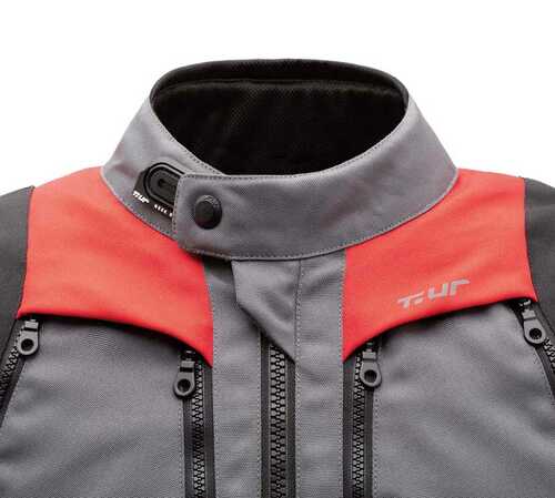 T.UR NEVADA HYDROSCUD® AA TOURING CEKET KOYU GRİ KIRMIZI