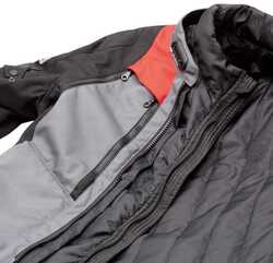 T.UR NEVADA HYDROSCUD® AA TOURING CEKET KOYU GRİ KIRMIZI - Thumbnail