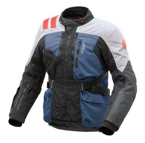 T.UR ROADBOOK HYDROSCUD® AA TOURING CEKET MAVİ GRİ