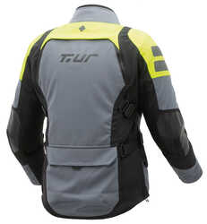 T.UR - T.UR USHUAIA HYDROSCUD TOURING CEKET GRİ NEON SARI (1)