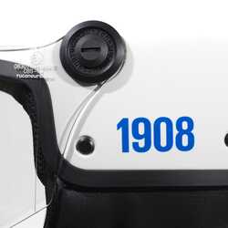 TUCANO URBANO EL JETTIN 6.0 YARIM KASK INTER INTERISTA İNCİ BEYAZI - Thumbnail