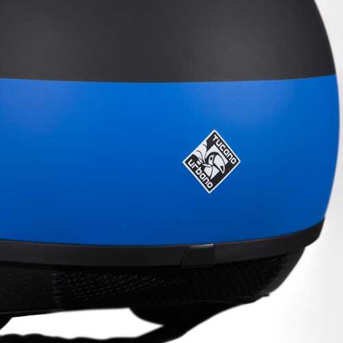 TUCANO URBANO EL JETTIN 6.0 YARIM KASK INTER NERAZZURRO MAT SİYAH