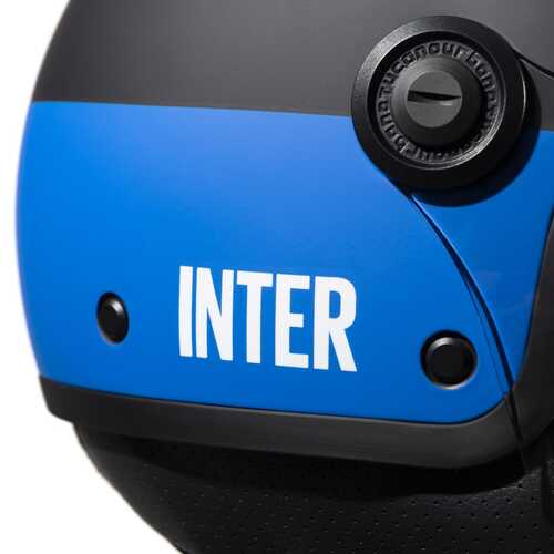 TUCANO URBANO EL JETTIN 6.0 YARIM KASK INTER NERAZZURRO MAT SİYAH