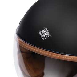 TUCANO URBANO EL JETTIN 6.0 YARIM KASK MAT SİYAH - Thumbnail