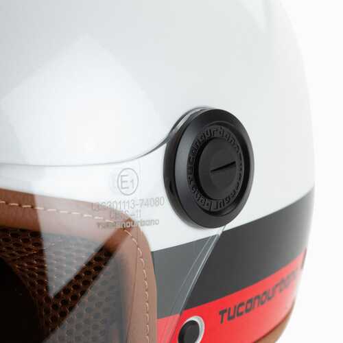 TUCANO URBANO EL JETTIN 6.0 YARIM KASK MILAN DEVIL İNCİ BEYAZI