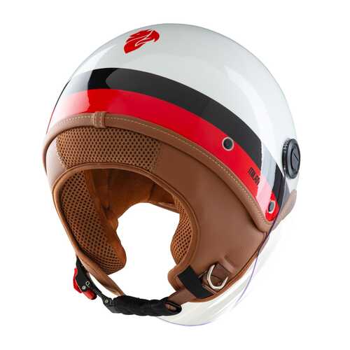 TUCANO URBANO EL JETTIN 6.0 YARIM KASK MILAN DEVIL İNCİ BEYAZI