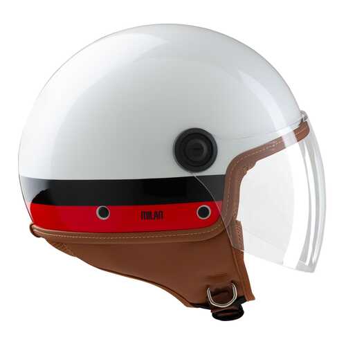 TUCANO URBANO EL JETTIN 6.0 YARIM KASK MILAN DEVIL İNCİ BEYAZI