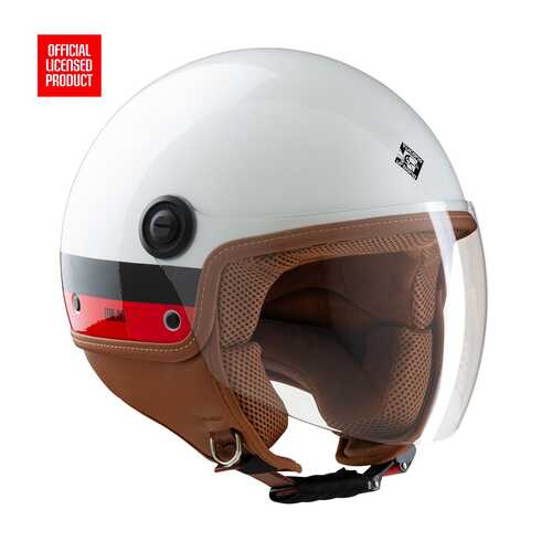 TUCANO URBANO EL JETTIN 6.0 YARIM KASK MILAN DEVIL İNCİ BEYAZI