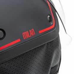 TUCANO URBANO EL JETTIN 6.0 YARIM KASK MILAN SKYLINE MAT SİYAH - Thumbnail