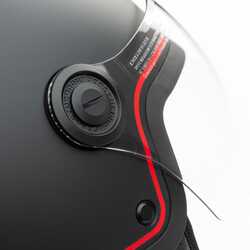 TUCANO URBANO EL JETTIN 6.0 YARIM KASK MILAN SKYLINE MAT SİYAH - Thumbnail