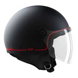 TUCANO URBANO EL JETTIN 6.0 YARIM KASK MILAN SKYLINE MAT SİYAH - Thumbnail