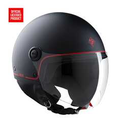 TUCANO URBANO EL JETTIN 6.0 YARIM KASK MILAN SKYLINE MAT SİYAH - Thumbnail