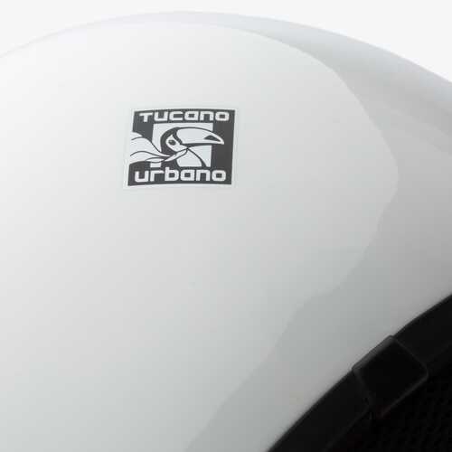 TUCANO URBANO EL JETTIN 6.0 YARIM KASK PARLAK BUZ BEYAZI