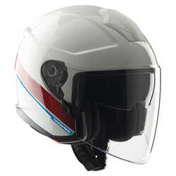 TUCANO URBANO EL MAX YARIM KASK PARLAK BEYAZ GRAFİK - Thumbnail