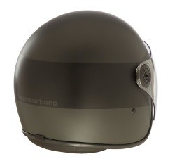 TUCANO URBANO EL JET YARIM KASK MAT KOYU GRİ - Thumbnail