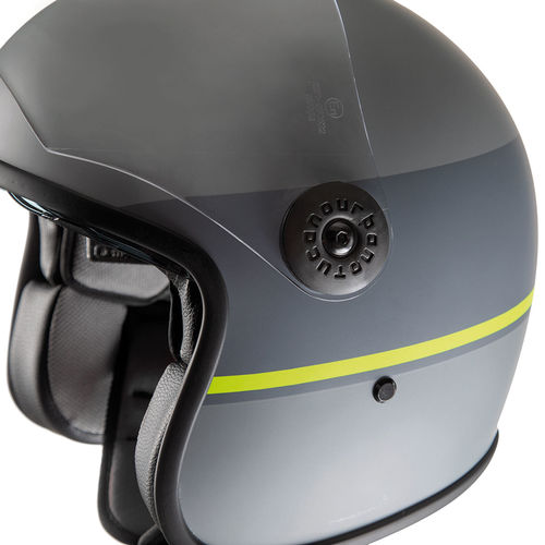 TUCANO URBANO EL JET YARIM KASK MAT GRİ